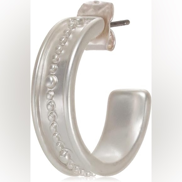 🐘 Lucky Brand “C” Hoop Earrings - Picture 4 of 4